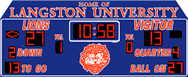 Langston Football Scoreboard