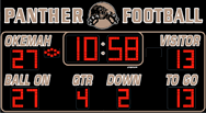 Okemah Football Scoreboard